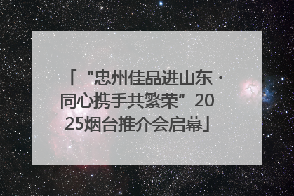 “忠州佳品进山东・同心携手共繁荣”2025烟台推介会启幕