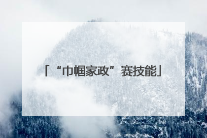 “巾帼家政”赛技能