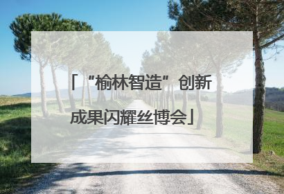 “榆林智造”创新成果闪耀丝博会