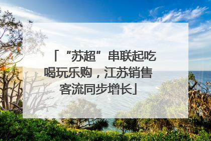 “苏超”串联起吃喝玩乐购，江苏销售客流同步增长