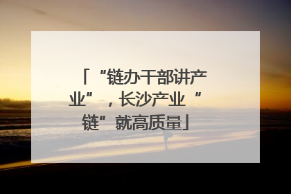 “链办干部讲产业”，长沙产业“链”就高质量