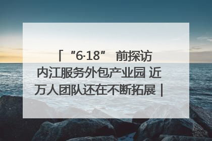 “6·18” 前探访内江服务外包产业园 近万人团队还在不断拓展｜内江东兴“红”在哪⑤
