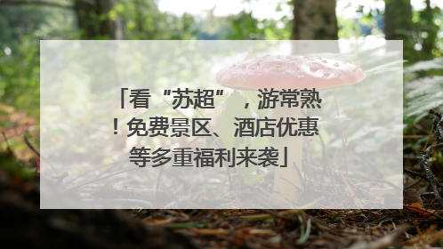 看“苏超”，游常熟！免费景区、酒店优惠等多重福利来袭