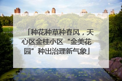 种花种草种春风，天心区金桂小区“金美花园”种出治理新气象
