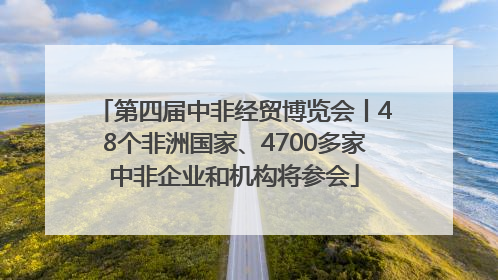 第四届中非经贸博览会丨48个非洲国家、4700多家中非企业和机构将参会