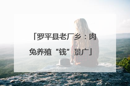 罗平县老厂乡：肉兔养殖“钱”景广