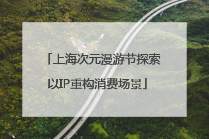上海次元漫游节探索以IP重构消费场景