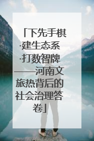 下先手棋·建生态系·打数智牌——河南文旅热背后的社会治理答卷