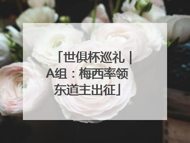 世俱杯巡礼｜A组：梅西率领东道主出征