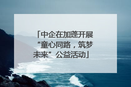 中企在加蓬开展“童心同路，筑梦未来”公益活动