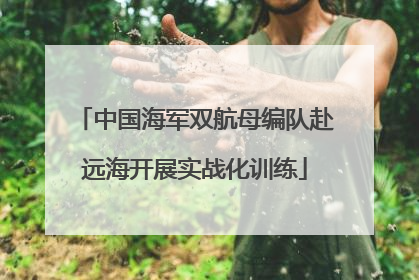 中国海军双航母编队赴远海开展实战化训练