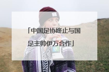 中国足协终止与国足主帅伊万合作