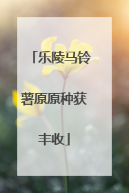 乐陵马铃薯原原种获丰收
