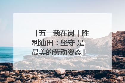 五一我在岗｜胜利油田：坚守 是最美的劳动姿态