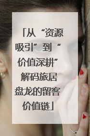 从“资源吸引”到“价值深耕” 解码旅居盘龙的留客价值链