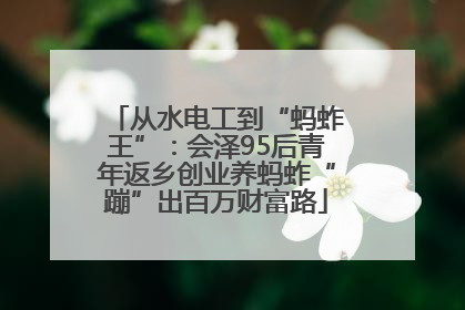 从水电工到“蚂蚱王”：会泽95后青年返乡创业养蚂蚱“蹦”出百万财富路