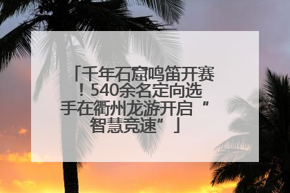 千年石窟鸣笛开赛！540余名定向选手在衢州龙游开启“智慧竞速”
