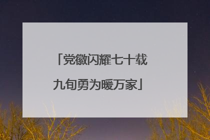 党徽闪耀七十载 九旬勇为暖万家