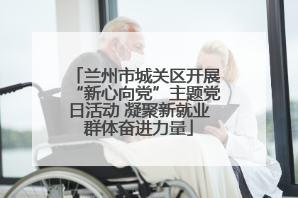 兰州市城关区开展“新心向党”主题党日活动 凝聚新就业群体奋进力量