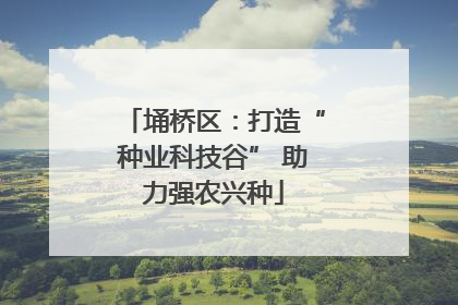埇桥区：打造“种业科技谷” 助力强农兴种