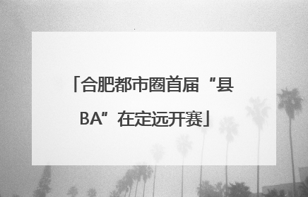 合肥都市圈首届“县BA”在定远开赛