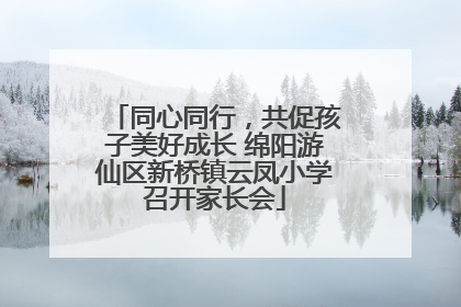 同心同行，共促孩子美好成长 绵阳游仙区新桥镇云凤小学召开家长会
