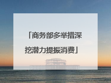 商务部多举措深挖潜力提振消费