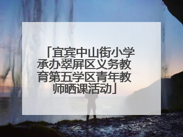 宜宾中山街小学承办翠屏区义务教育第五学区青年教师晒课活动