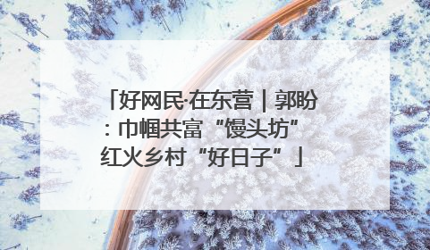 好网民·在东营｜郭盼：巾帼共富“馒头坊” 红火乡村“好日子”