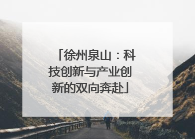 徐州泉山：科技创新与产业创新的双向奔赴