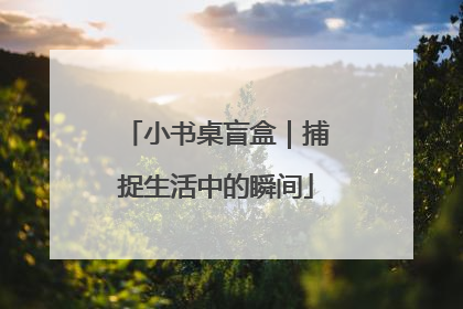 小书桌盲盒｜捕捉生活中的瞬间