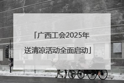 广西工会2025年送清凉活动全面启动