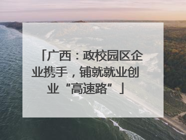 广西：政校园区企业携手，铺就就业创业“高速路”