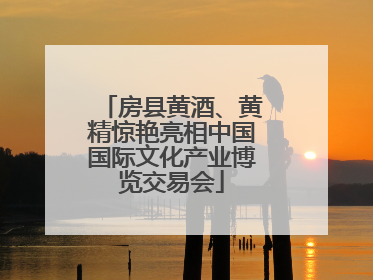 房县黄酒、黄精惊艳亮相中国国际文化产业博览交易会