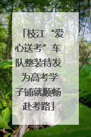 枝江“爱心送考”车队整装待发 为高考学子铺就顺畅赴考路