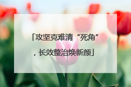 攻坚克难清“死角”，长效整治焕新颜