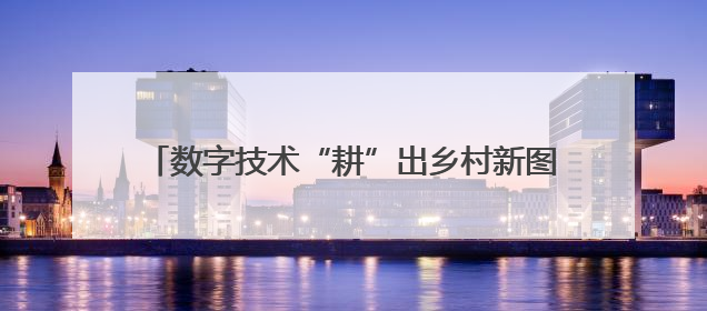 数字技术“耕”出乡村新图景：电商助力三产深度融合