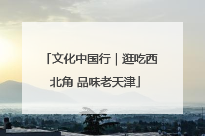 文化中国行｜逛吃西北角 品味老天津