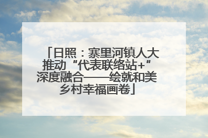 日照：寨里河镇人大推动“代表联络站+”深度融合——绘就和美乡村幸福画卷