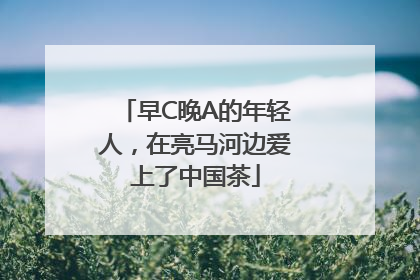 早C晚A的年轻人，在亮马河边爱上了中国茶