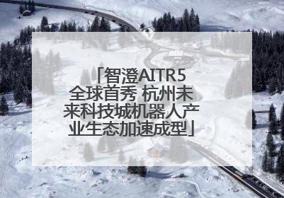 智澄AITR5全球首秀 杭州未来科技城机器人产业生态加速成型