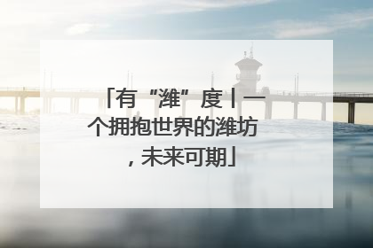 有“潍”度丨一个拥抱世界的潍坊，未来可期