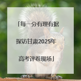 每一分有理有据 探访甘肃2025年高考评卷现场