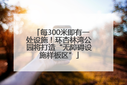 每300米即有一处设施！环杏林湾公园将打造“无障碍设施样板区”