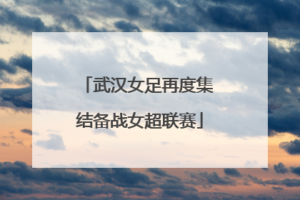 武汉女足再度集结备战女超联赛