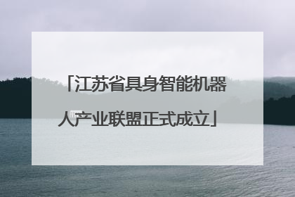 江苏省具身智能机器人产业联盟正式成立