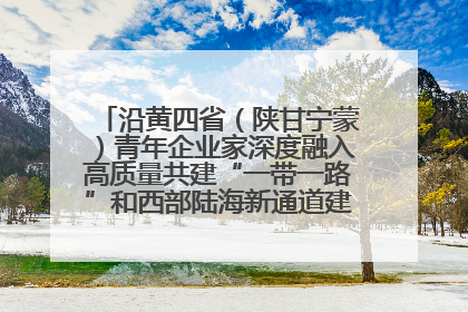沿黄四省（陕甘宁蒙）青年企业家深度融入高质量共建“一带一路”和西部陆海新通道建设战略合作交流会在甘肃兰州召开
