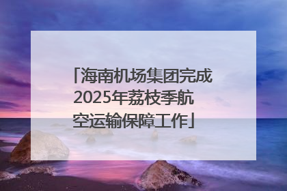 海南机场集团完成2025年荔枝季航空运输保障工作