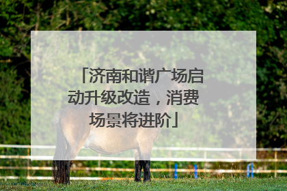济南和谐广场启动升级改造，消费场景将进阶
