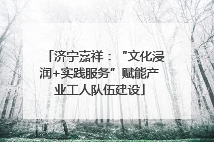 济宁嘉祥：“文化浸润+实践服务”赋能产业工人队伍建设